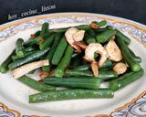 Foto del paso 8 de la receta: Judías verdes salteadas con gambas