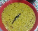 A picture of step 5 of Moong dal dalia broken weat.