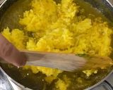 A picture of step 7 of Palak Khichdi Spinach khichdi.