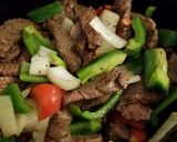 A picture of step 5 of Slow Cooker Mackie Cheese Steak.
