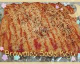 Foto langkah ke 4 dari resep 19. Brownies Sosis Keju Gurih #BikinRamadanBerkesan.