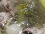 Sopa de pollo al curry