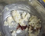 A picture of step 2 of No bake pudding cake.