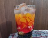 Foto langkah ke 3 dari resep 108. Es Cinta Pumang (cincau tape puding mangga).
