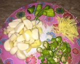 A picture of step 2 of Peshawari chicken karahi.