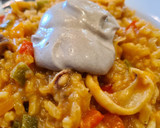 Foto del paso 8 de la receta: Arroz con chipirones y mayonesa de ajo negro