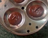 A picture of step 2 of Choco lava idli cake.