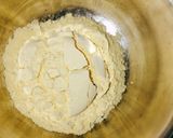 A picture of step 1 of Besan toast.