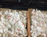 A picture of step 2 of Raw Macroni Mayonnaise-Curd Sandwich.