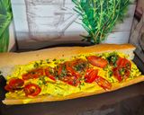 Une image de l'étape 3 de Sandwich poulet curry crudités.