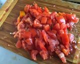 Une image de l'étape 4 de Poivrons et tomates à l'ail et anis vert.
