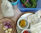 Foto langkah ke 1 dari resep Gulai Kacang Panjang Udang 🦐.