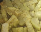 A picture of step 3 of Hingwali Lauki(Bottle Gourd).