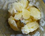 A picture of step 2 of Fresh Fruit Ice Candy / Popsicles (Frozen layered Icecream).