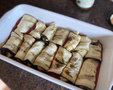 Foto del paso 6 de la receta: Canelones de berenjena rellenos de patata, bacon y queso