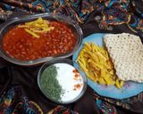 عکس مرحله 3 از دستور لوبیا قرمز وسیب زمینی(غذای نونی)