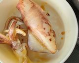 Hình bước làm 3 của món Miến om hải sản