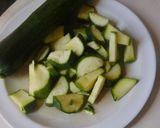 A picture of step 2 of Coconut milk soup.