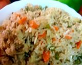 A picture of step 3 of Vegetable fried rice.