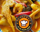 Gambar langkah 5 resipi Gulai Cendawan dan udang.