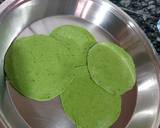 Masala palak poori served with aloo sabzi recipe step 2 photo