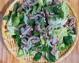 Hình bước làm 1 của món Gỏi bò