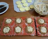 A picture of step 14 of Mini Zuccotto with Coffee Frosting and Meringue.