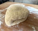 A picture of step 6 of Devonshire Scones.