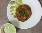 A picture of step 4 of Ragi-cashew uttappam.