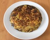 Foto del paso 8 de la receta 148. Tortilla de patata con morcilla con la Lékué
