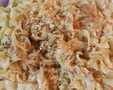 A picture of step 3 of Eggs and Egg Noodles.