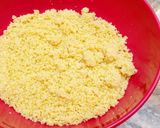 A picture of step 1 of Garri fritters.