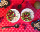 Foto del paso 2 de la receta: Porridge frío de kiwi y frambuesa con pistachos