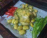 Foto del paso 3 de la receta: Pollo asado casero con guarnición