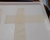 A picture of step 4 of Chicken cheese pocket parcel.