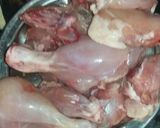 A picture of step 2 of Nawabi chicken biryani.