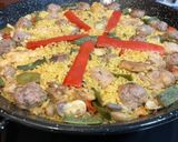 Foto del paso 13 de la receta: Paella mini para tres, con albóndigas