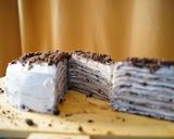 Foto langkah ke 8 dari resep Oreo mille crepes.