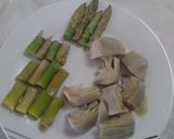 Foto del paso 6 de la receta: Rigatonis rellenos de Brie con salmón y verduras