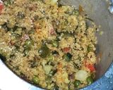 A picture of step 4 of Vegetable Dalia pulaw.