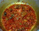 A picture of step 11 of Miyar zogale (moringa soup).