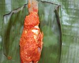 Foto langkah ke 3 dari resep Pepes Ikan Mas Bumbu Pedas.