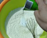 Foto langkah ke 2 dari resep Serabi Pandan (Tanpa Telur) + Kuah Kinca.