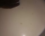A picture of step 3 of Besan milk.