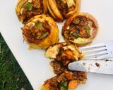 A picture of step 3 of Baked stupped plantain.