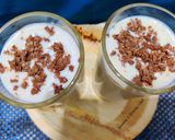 A picture of step 6 of Banana fig smoothie.