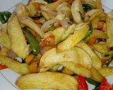 A picture of step 4 of Sultan chips.