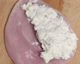 Juhtúrós krémsajttal töltött rántott gomba recept fázis 3 fotója