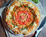 Foto langkah ke 8 dari resep Fritatta Fusili Mix Sayuran (Topping Pizza).