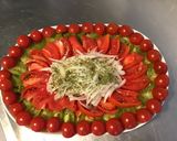 Une image de l'étape 7 de Trio de tomates en salade à l oignon doux et herbes aromatiques.